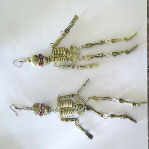 Skeleton earrings